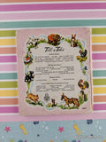 Vintage 1954 Disney's Lady Whitman Tell-a-Tale Miniature Hardcover