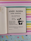 Vintage 1952 Andy Panda Goes Fishing Whitman Miniature Hardcover