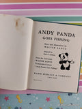 Vintage 1952 Andy Panda Goes Fishing Whitman Miniature Hardcover