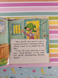 Vintage 1964 Ricohet Rabbit: Showdown at Gopher Gulch Bakery Whitman Tell-a-Tale Miniature Hardcover