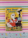 Vintage 1955 Mrs. Duck's Lovely Day Rand McNally Junior Elf Miniature Hardcover