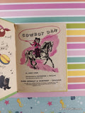 Vintage 1950 Cowboy Dan Rand McNally Junior Elf Miniature Hardcover