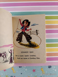 Vintage 1950 Cowboy Dan Rand McNally Junior Elf Miniature Hardcover