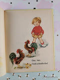 Vintage 1950 One, Two, Cock-a-Doodle-Doo Rand McNally Elf Book Hardcover