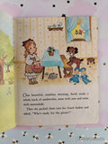 Vintage 1976 The Ginghams: The Backward Picnic Little Golden Book Hardcover