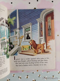 Vintage 1954 1st Printing Disney's Lady Little Golden Book Hardcover