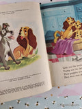 Vintage 1957 1st Printing Disney's Scamp Little Golden Book Hardcover