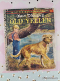 Vintage 1957 1st Printing Disney's Old Yeller Little Golden Book Hardcover