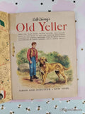 Vintage 1957 1st Printing Disney's Old Yeller Little Golden Book Hardcover