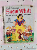 Vintage 1981 51st Printing Disney's Snow White & the Seven Dwarfs Little Golden Book Hardcover