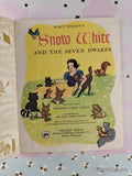 Vintage 1981 51st Printing Disney's Snow White & the Seven Dwarfs Little Golden Book Hardcover
