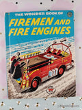 Vintage 1956 The Wonder Book of Firemen & Fire Engines Hardcover