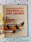 Vintage 1956 The Wonder Book of Firemen & Fire Engines Hardcover
