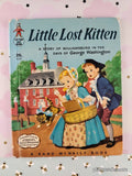 Vintage 1960 Little Lost Kitten Rand McNally Tip-Top Elf Book Hardcover