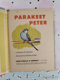 Vintage 1954 Parakeet Peter Rand McNally Elf Book Hardcover