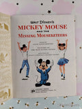 Vintage 1978 4th Printing Disney's Mickey Mouse & the Missing Mouseketeers Little Golden Book Hardcover