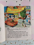 Vintage 1978 4th Printing Disney's Mickey Mouse & the Missing Mouseketeers Little Golden Book Hardcover