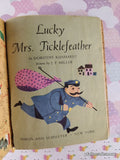 Vintage 1951 1st Printing Lucky Mrs. Ticklefeather Little Golden Book Hardcover
