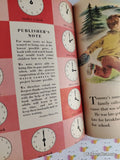 Vintage 1957 1st Printing How to Tell Time Little Golden Book Hardcover