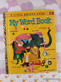 Vintage 1963 1st Printing My Word Book Little Golden Book Hardcover