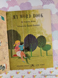Vintage 1963 1st Printing My Word Book Little Golden Book Hardcover