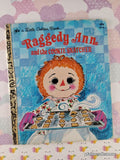 Vintage 1980 9th Printing Raggedy Ann & the Cookie Snatcher Little Golden Book Hardcover