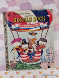 Vintage 1975 Disney's Donald Duck in America on Parade Little Golden Book Hardcover