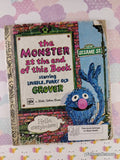 Vintage 1978 13th Printing Sesame Street: The Monster at the End of This Book Little Golden Book Hardcover