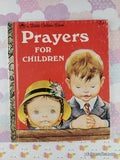 Vintage 1974 Prayers for Children Little Golden Book Hardcover