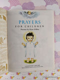 Vintage 1974 Prayers for Children Little Golden Book Hardcover