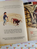 Vintage 1954 1st Printing Roy Rogers and Cowboy Toby Little Golden Book Hardcover