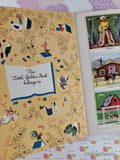 Vintage 1957 1st Printing Cowboy Stamps Little Golden Activity Book Hardcover *w/Stamps*