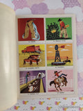 Vintage 1957 1st Printing Cowboy Stamps Little Golden Activity Book Hardcover *w/Stamps*