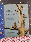 Vintage 1958 1st Printing Wild Animals Giant Little Golden Book Hardcover