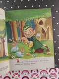 Vintage 1952 1st Printing Bil Baird's Whistling Wizard Little Golden Book Hardcover