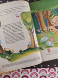 Vintage 1952 1st Printing Bil Baird's Whistling Wizard Little Golden Book Hardcover