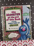 Vintage 1991 Sesame Street: The Monster at the End of This Book Little Golden Book Hardcover