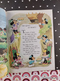 Vintage 1991 Disney's Mother Goose Little Golden Book Hardcover