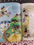 Vintage 1991 Disney's Mother Goose Little Golden Book Hardcover