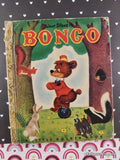 Vintage 1948 1st Printing Disney's Bongo Little Golden Book Hardcover