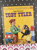 Vintage 1960 1st Printing Disney's Toby Tyler Little Golden Book Hardcover