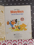 Vintage 1978 6th Printing Disney's Mickey Mouse: The Kitten-Sitters Little Golden Book Hardcover