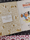 Vintage 1978 6th Printing Disney's Mickey Mouse: The Kitten-Sitters Little Golden Book Hardcover