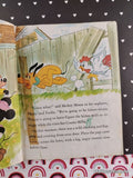Vintage 1978 6th Printing Disney's Mickey Mouse: The Kitten-Sitters Little Golden Book Hardcover