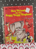 Vintage 1975 New Friends for the Saggy Baggy Elephant Little Golden Book Hardcover