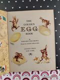 Vintage 1962 1st Printing The Golden Egg Book Little Golden Book Hardcover