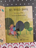 Vintage 1963 1st Printing My Word Book Little Golden Book Hardcover