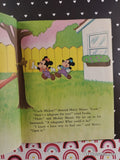 Vintage 1972 2nd Printing Walt Disney World: Surprise for Mickey Mouse Little Golden Book Hardcover