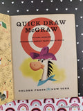 Vintage 1960 1st Printing Quick Draw McGraw Little Golden Book Hardcover