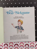 Vintage 1986 1st Printing The Best Nickname Big Little Golden Book Hardcover